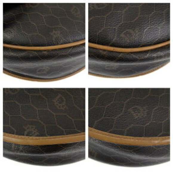 Dior Honeycomb Brown Leather Shoulder Bag - Picture 3 of 10